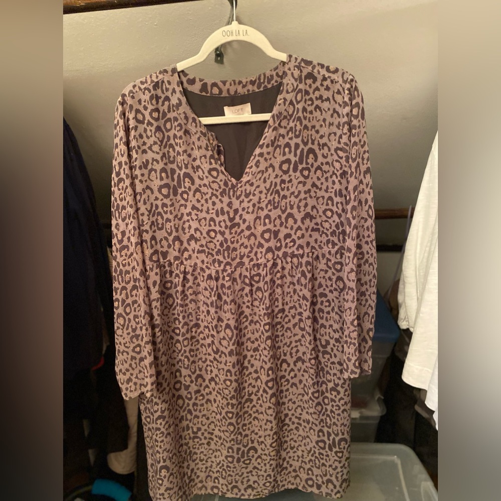 Leopard print dress